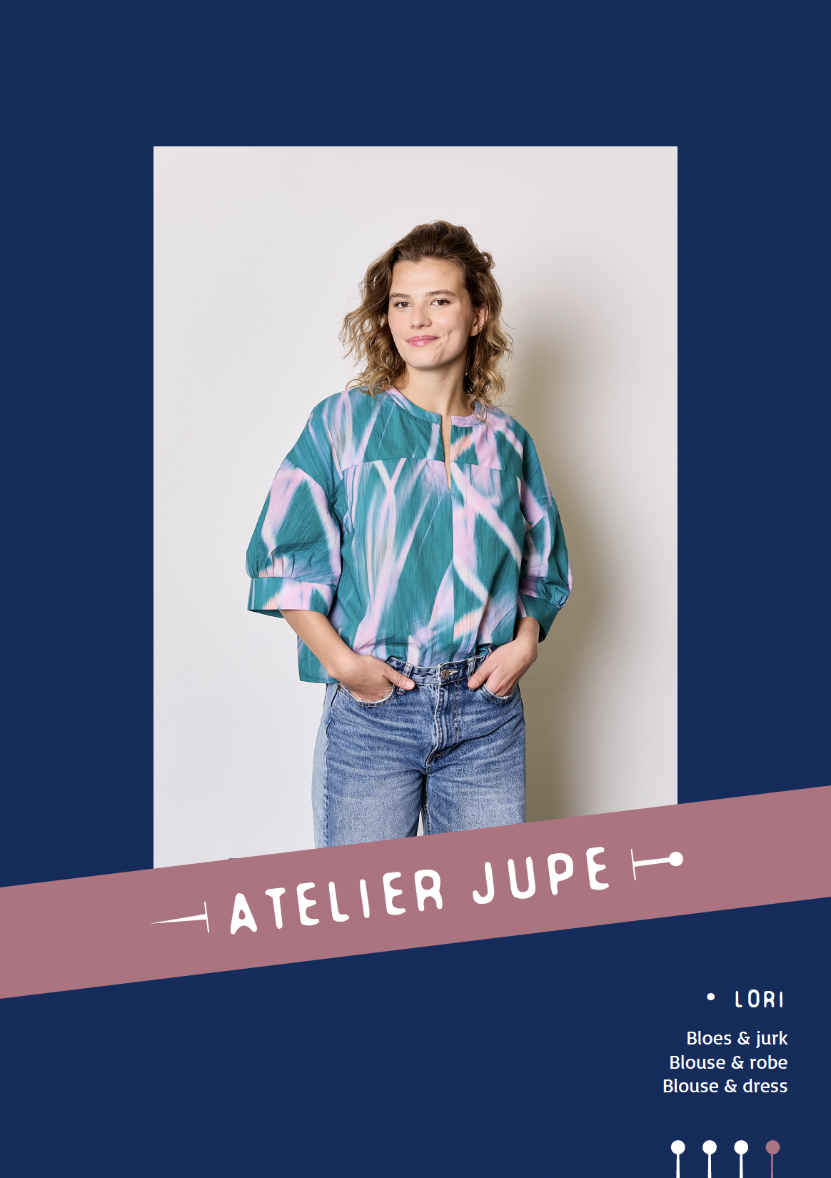 Patroon blouse en jurk 'Lori' - Atelier Jupe